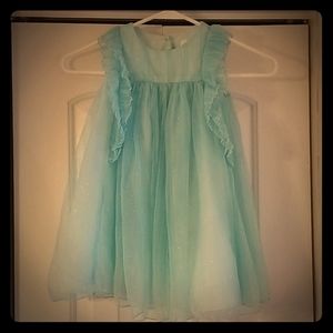 Girls 3T Teal / Mist Green Dress